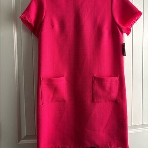 Vibrant Pink Short Sleeve Dress